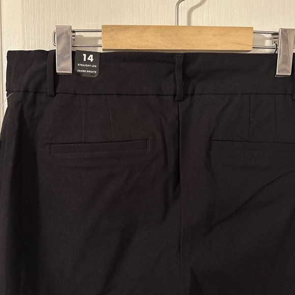 💖HOST PICK💖 Reitmans Black Straight Leg Pull On Pants The Iconic (Size 14) - Picture 12 of 12